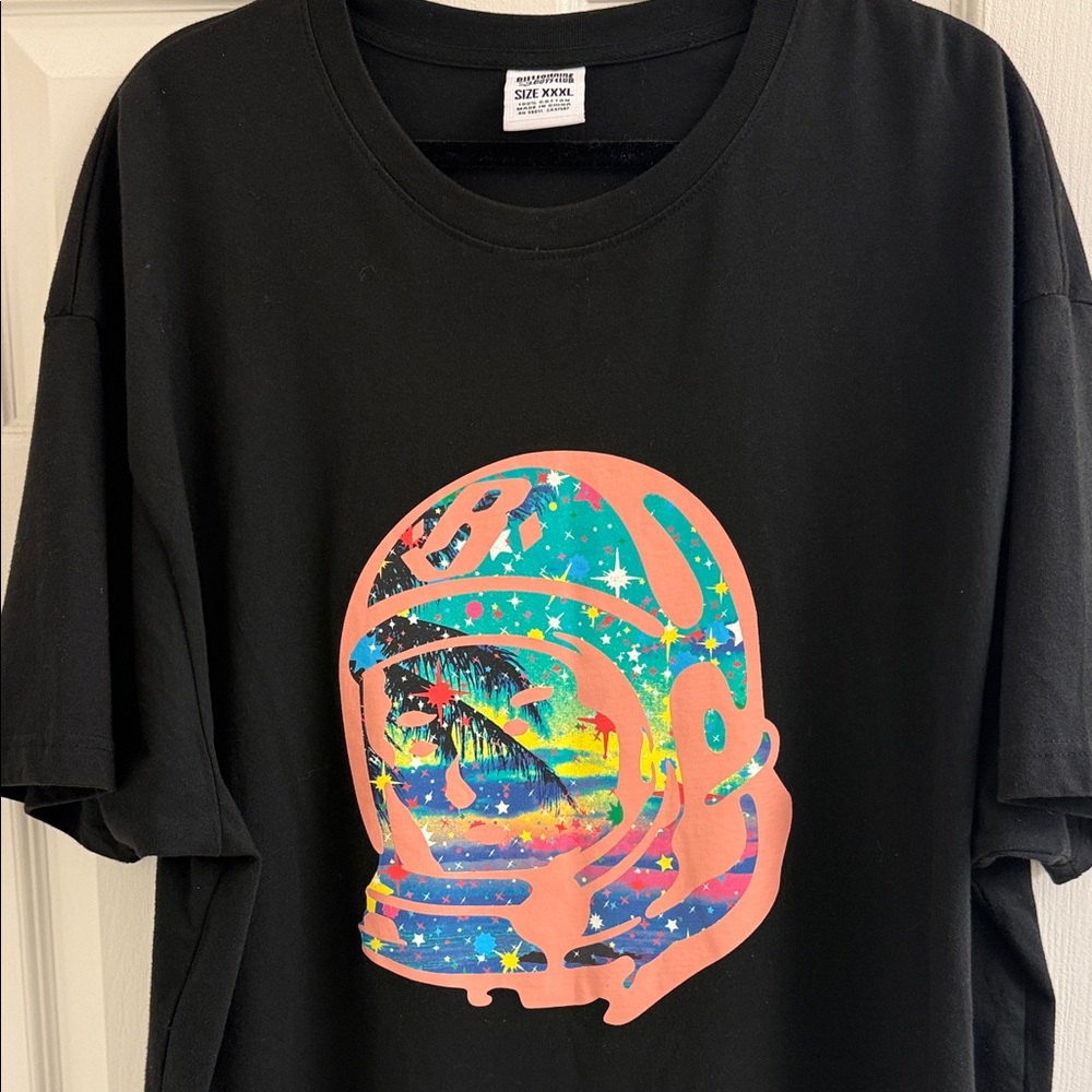 Billionaire Boys Club Black Tee with Vibrant Astronaut Design